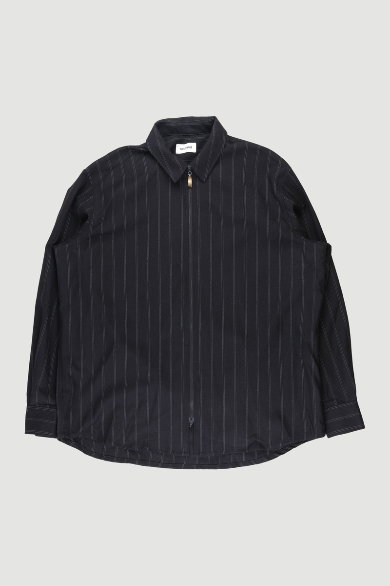 Reseller DERRY zip front shirt jacket - M/L