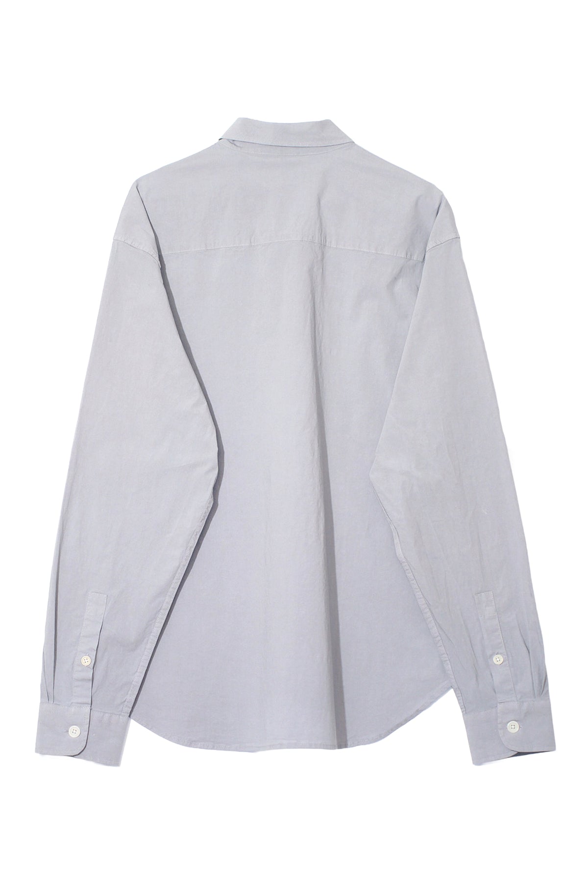 SOULLAND ALBERT garment dye shirt Shirt Grey