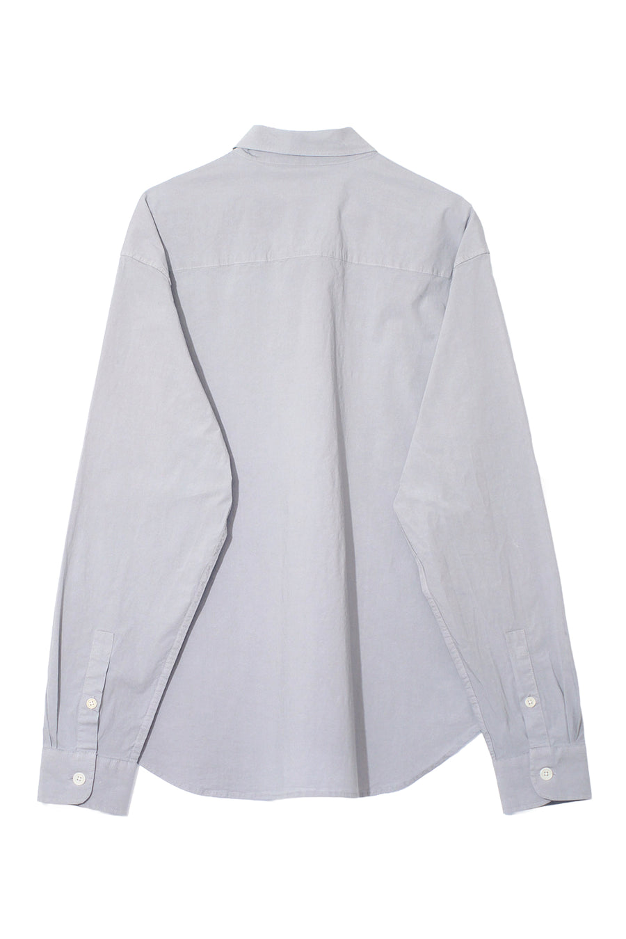 SOULLAND ALBERT garment dye shirt Shirt Grey