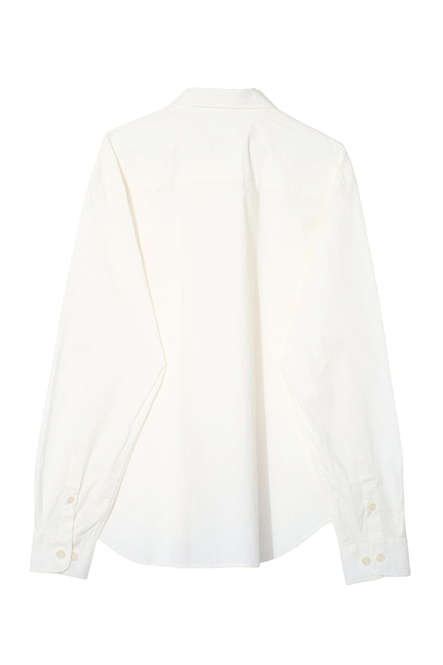SOULLAND ALBERT garment dye shirt Shirt Off White