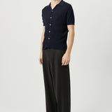 SOULLAND CIEL polo Knitwear Navy