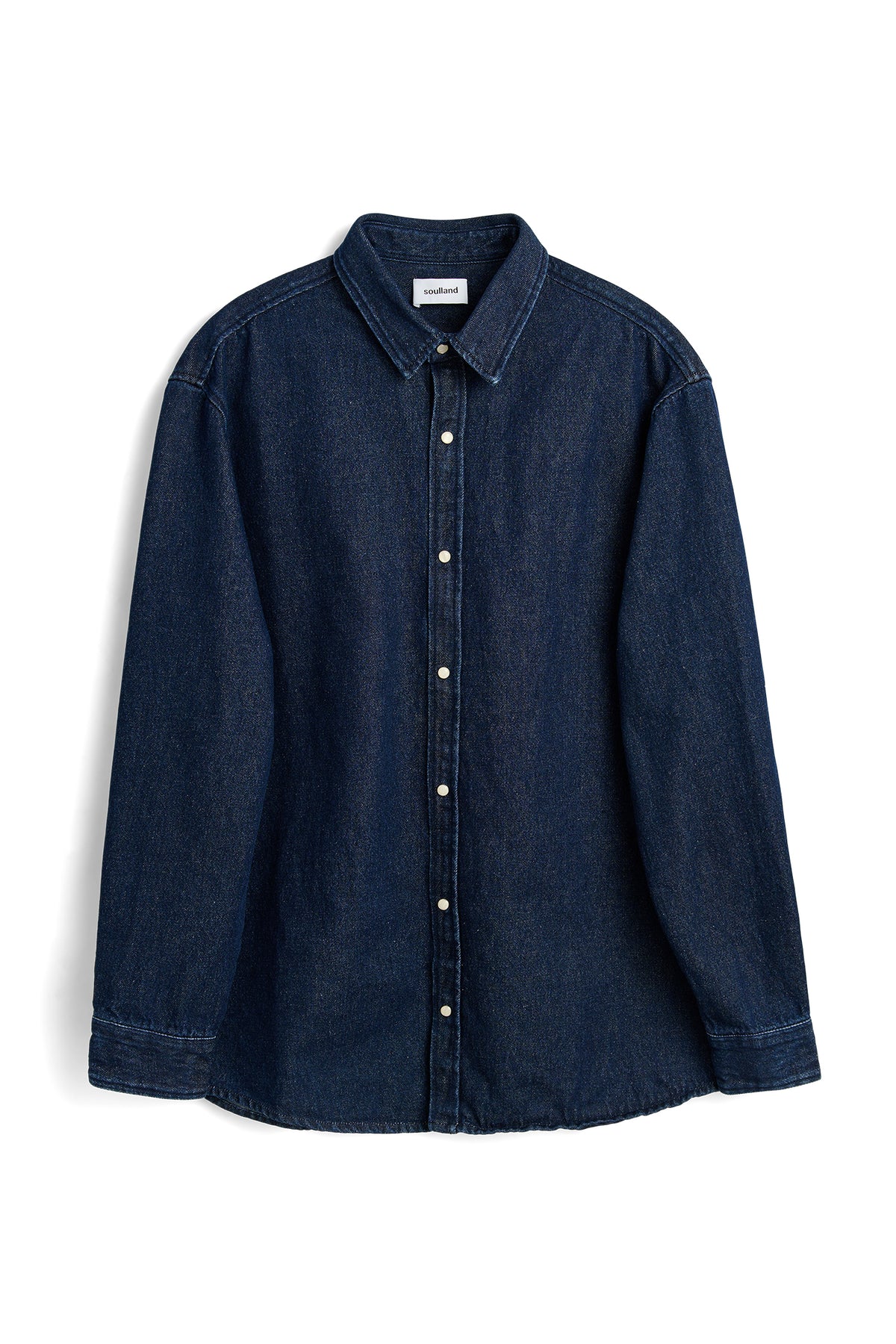 SOULLAND DAMON denim shirt Shirt Blue