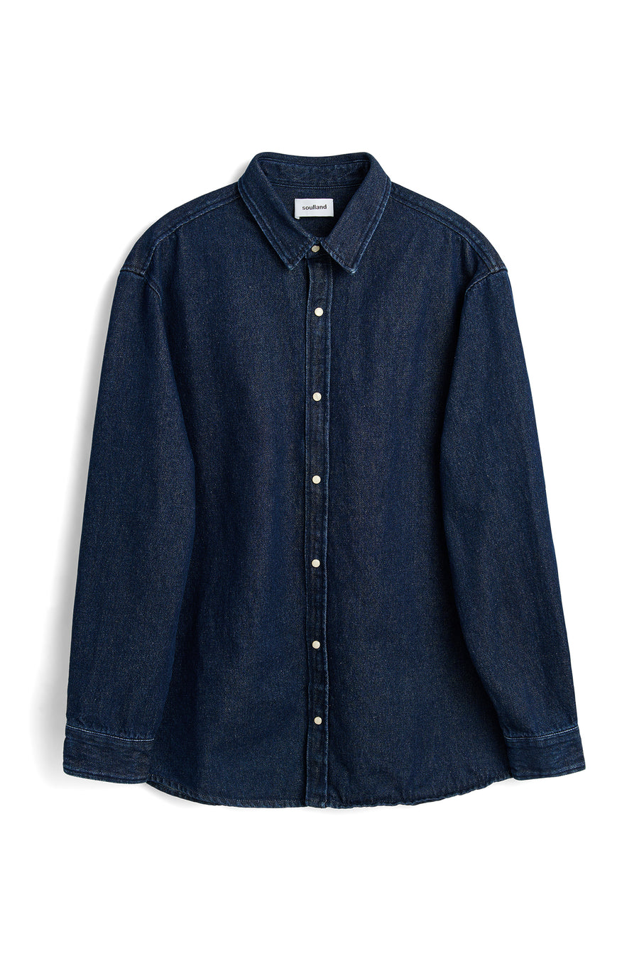 SOULLAND DAMON denim shirt Shirt Blue