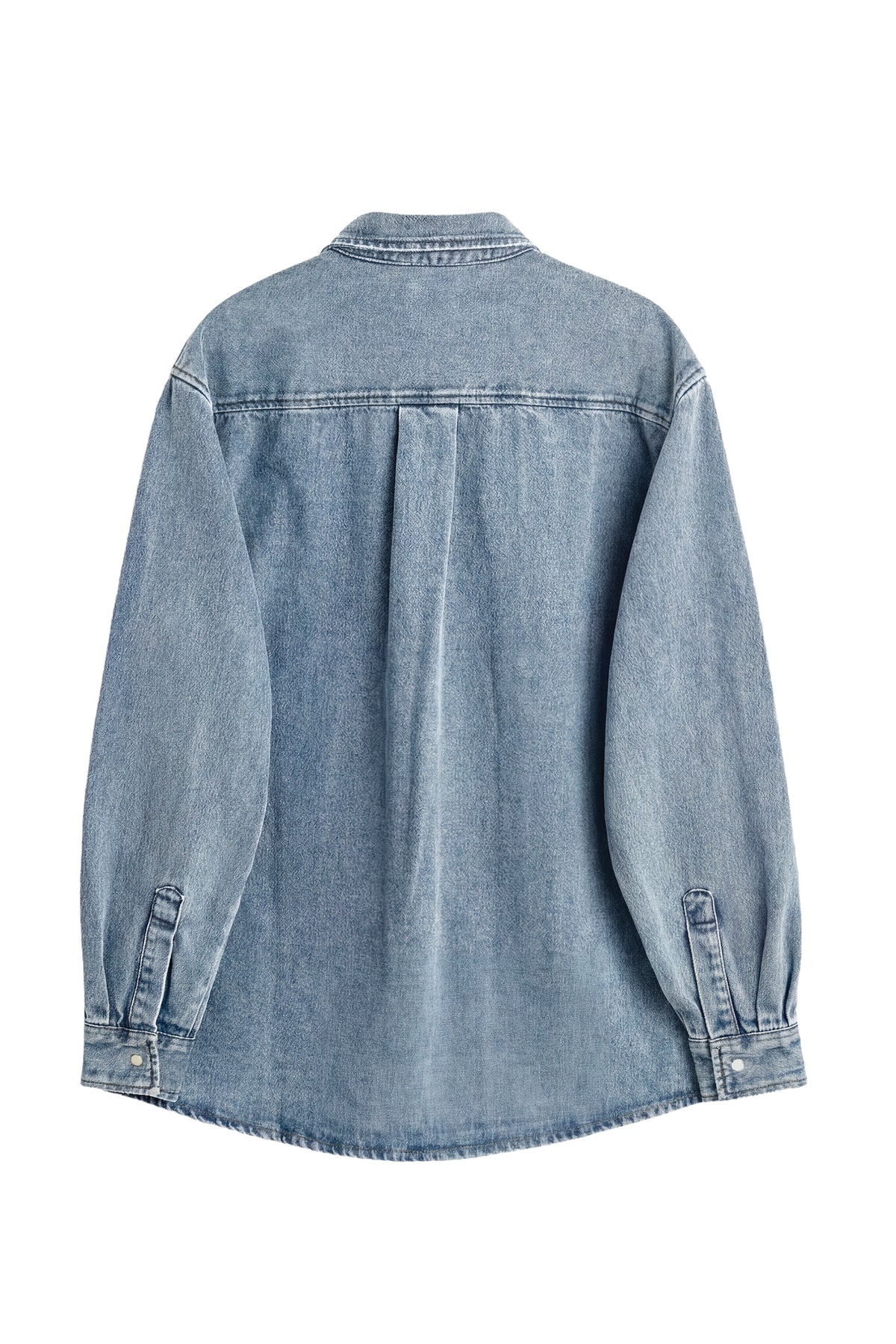 SOULLAND DAMON denim shirt Shirt Washed blue