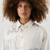 SOULLAND DAMON shirt Shirt White AOP
