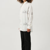 SOULLAND DAMON shirt Shirt White AOP