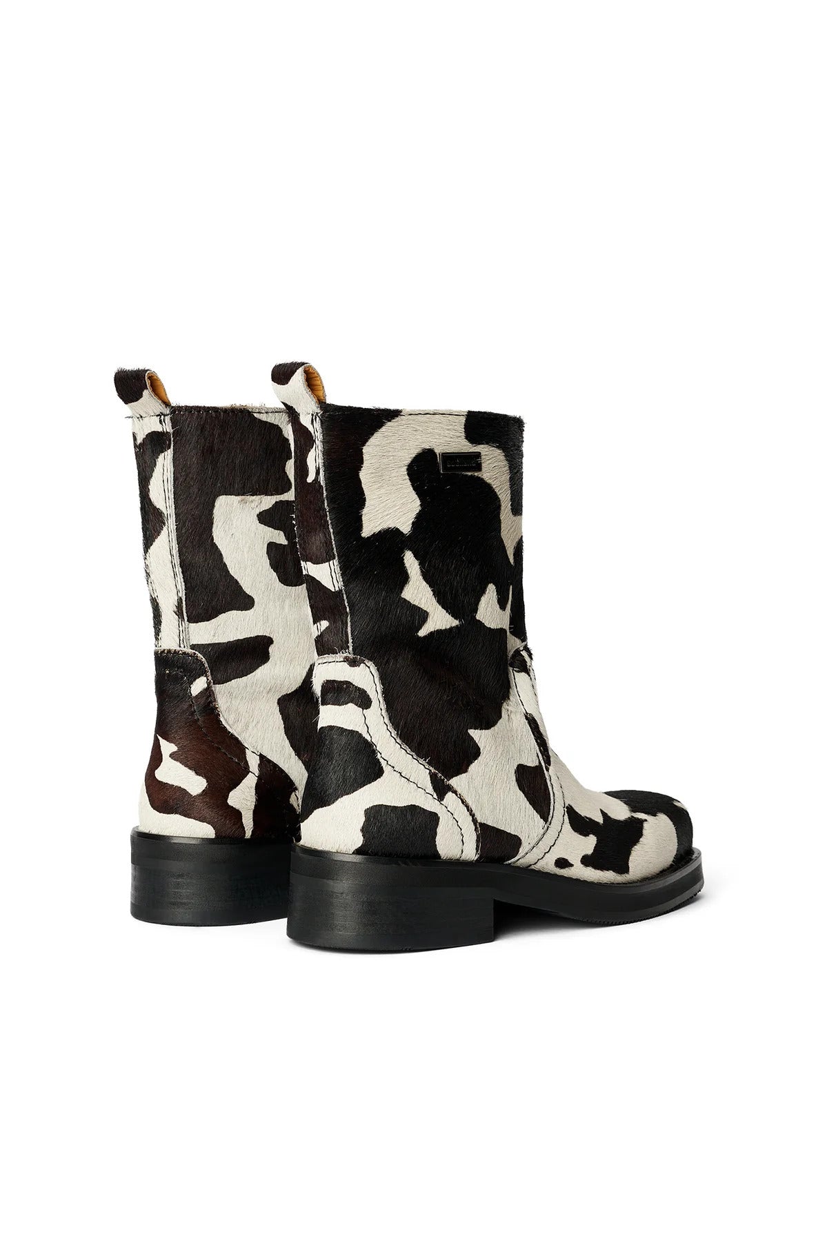SOULLAND DELAWARE pony boots Footwear White multi
