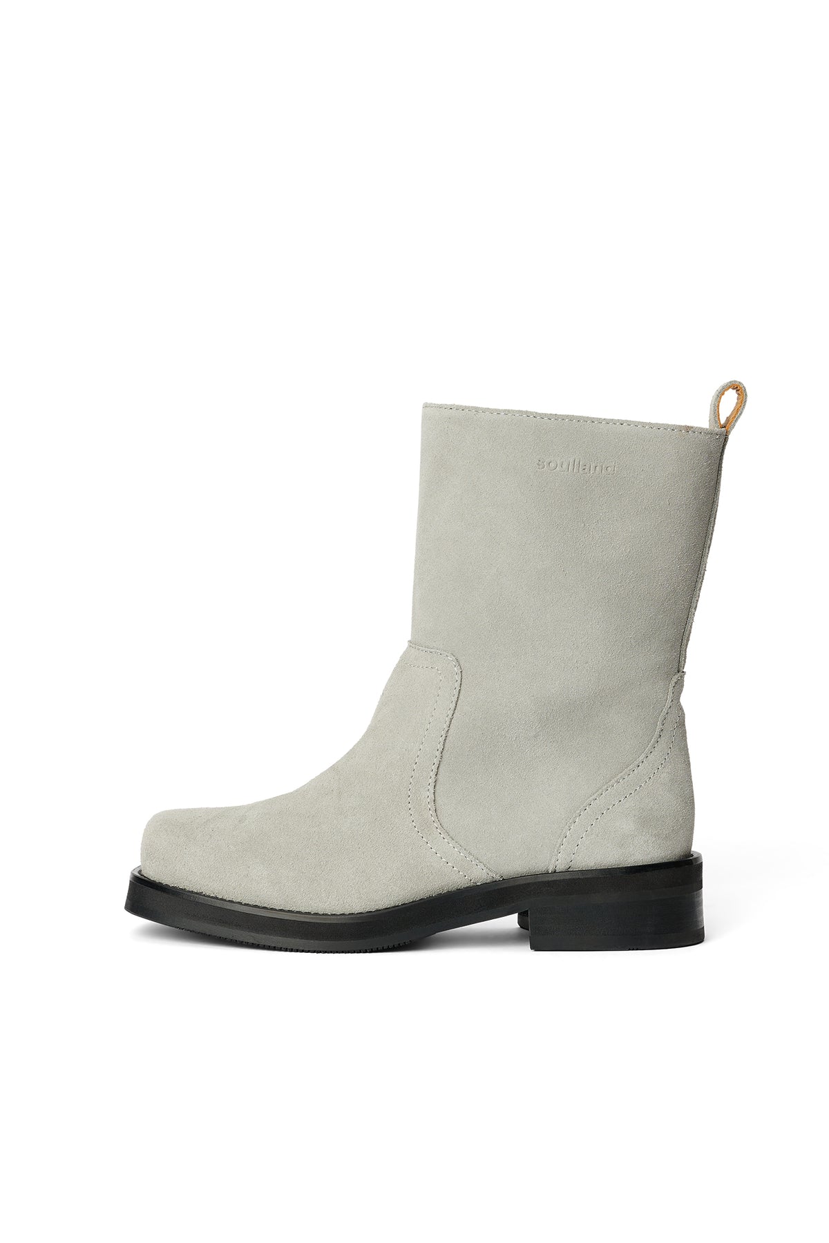 SOULLAND DELAWARE suede boots Footwear Grey