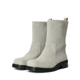 SOULLAND DELAWARE suede boots Footwear Grey