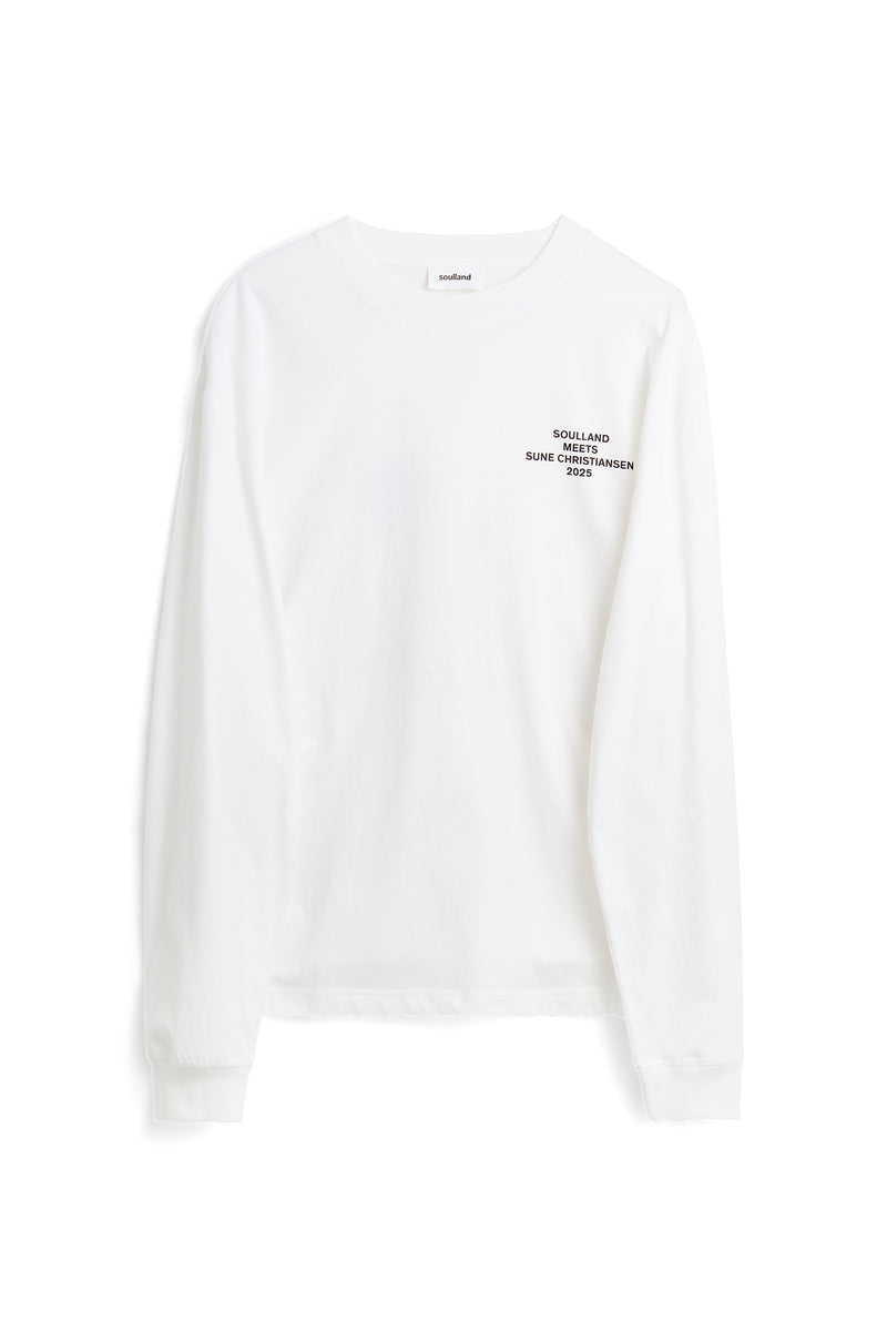 SOULLAND DEREK Sune T-shirt White