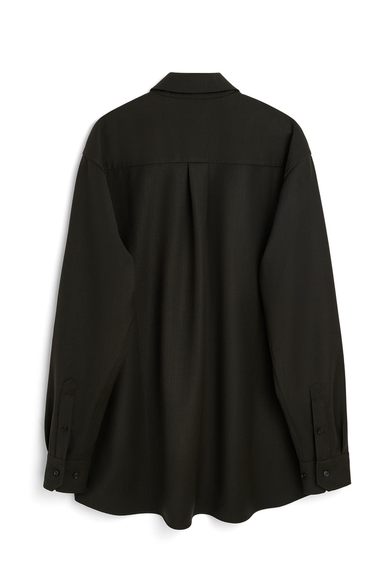 DERRY zip front overshirt — alternate view