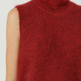 SOULLAND Eira Vest Knitwear Red