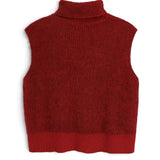 SOULLAND Eira Vest Knitwear Red