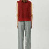 SOULLAND Eira Vest Knitwear Red