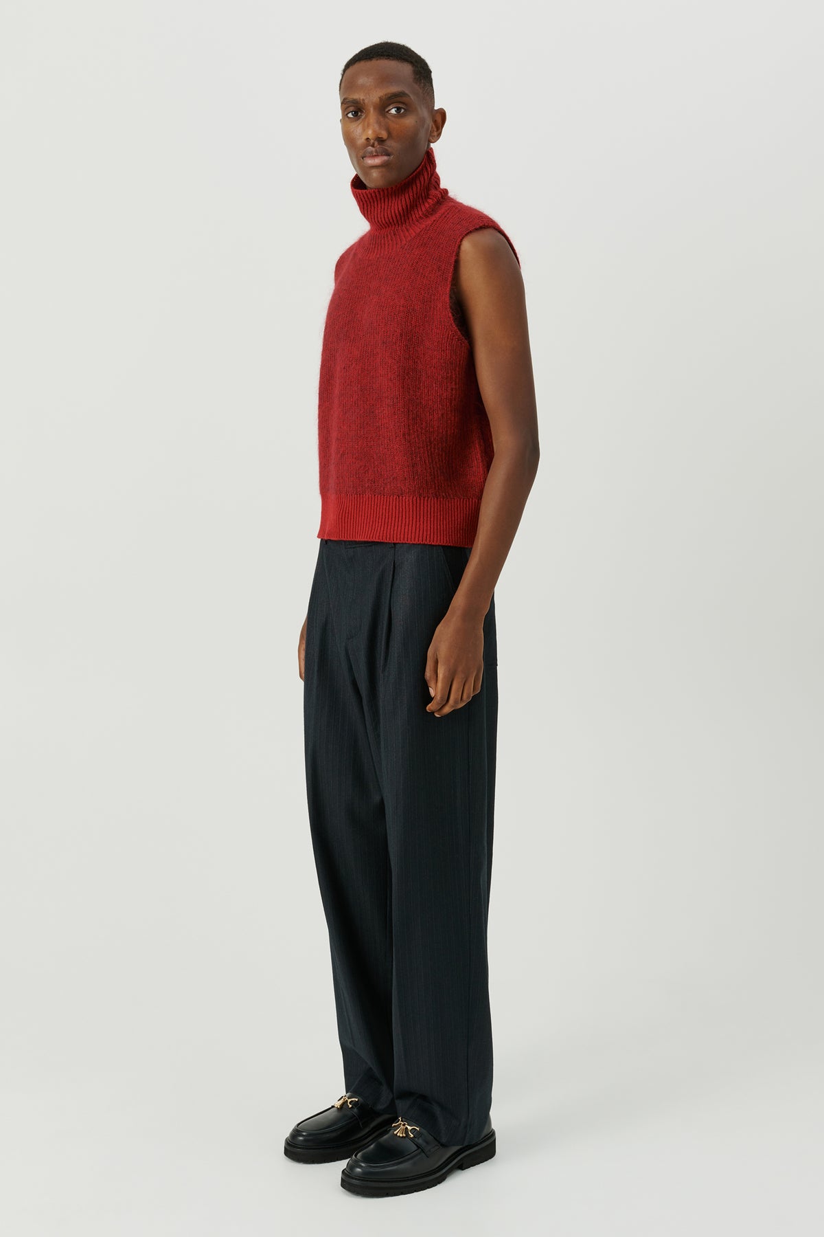 SOULLAND Eira Vest Knitwear Red