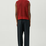 SOULLAND Eira Vest Knitwear Red