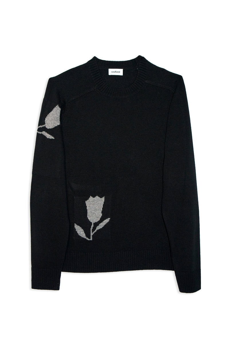 SOULLAND FRANK jumper Knitwear Black multi