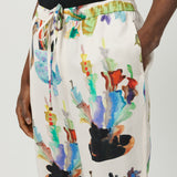 SOULLAND FADI pants Pants Green AOP