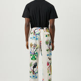 SOULLAND FADI pants Pants Green AOP