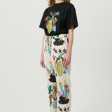 SOULLAND FADI pants Pants Green AOP