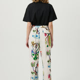 SOULLAND FADI pants Pants Green AOP