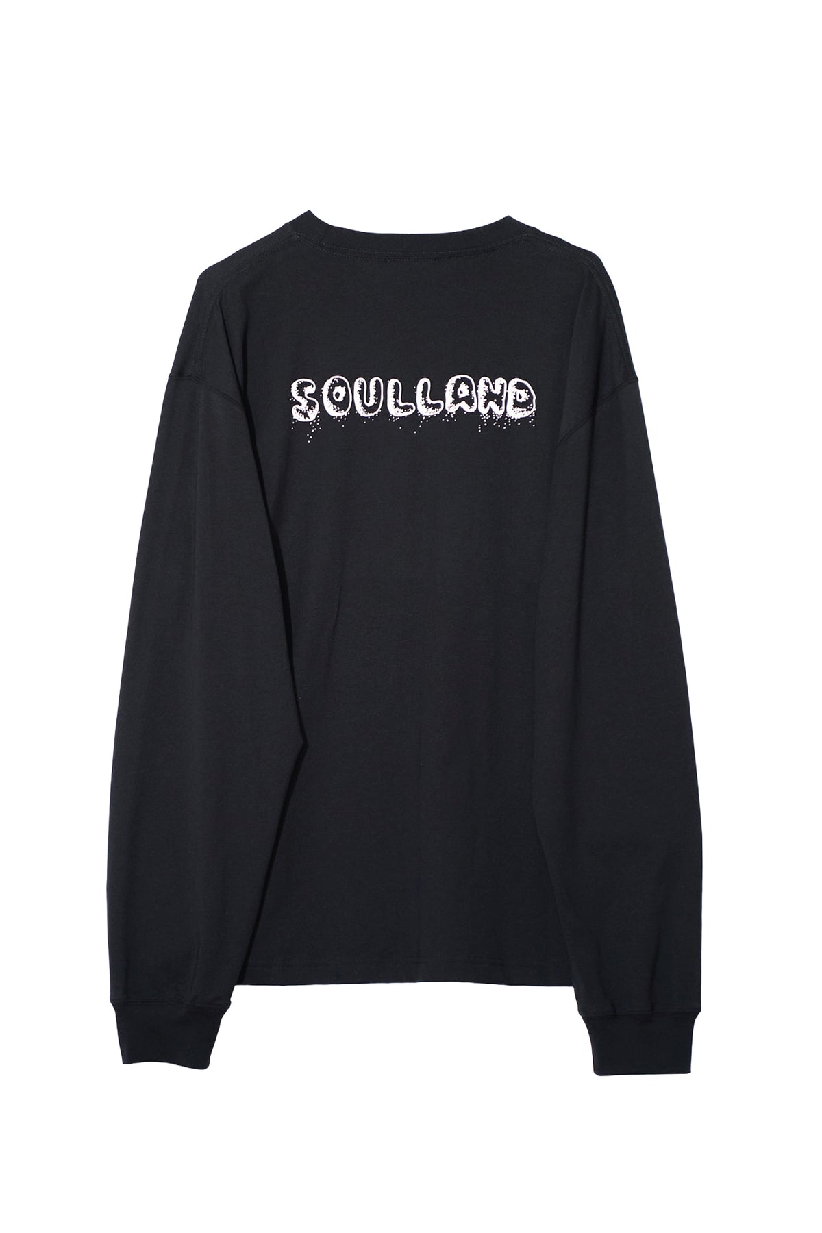 SOULLAND GRAFFITI L/S T-shirt T-shirt Black