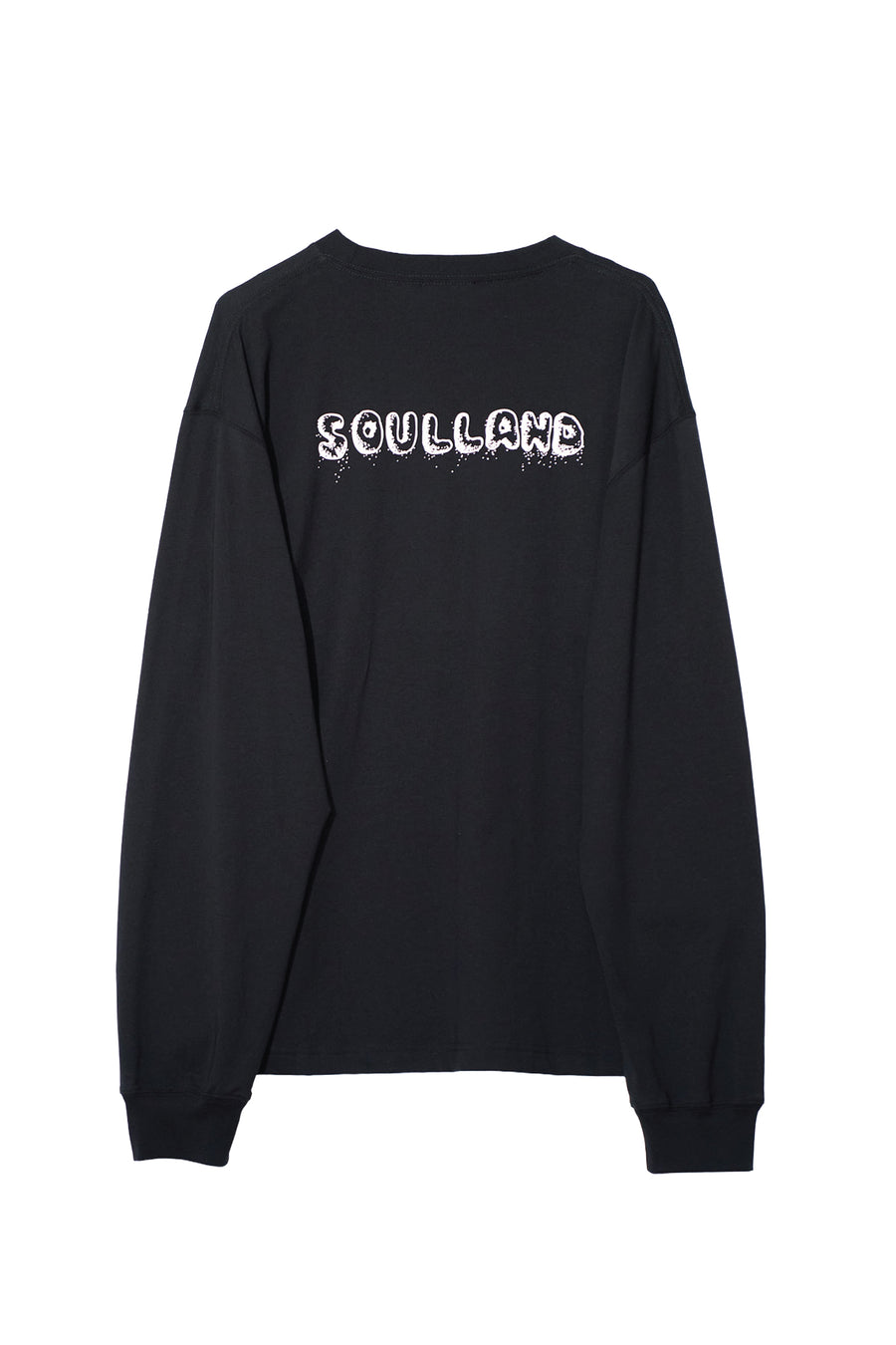SOULLAND GRAFFITI L/S T-shirt T-shirt Black