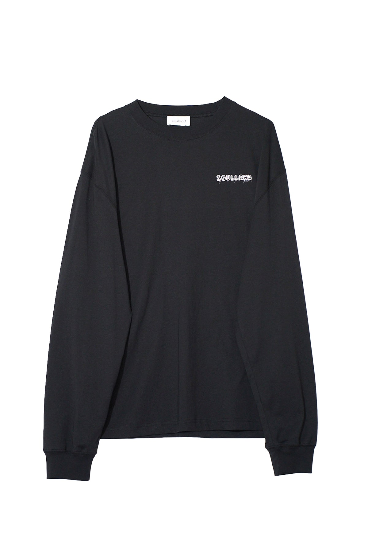 SOULLAND GRAFFITI L/S T-shirt T-shirt Black