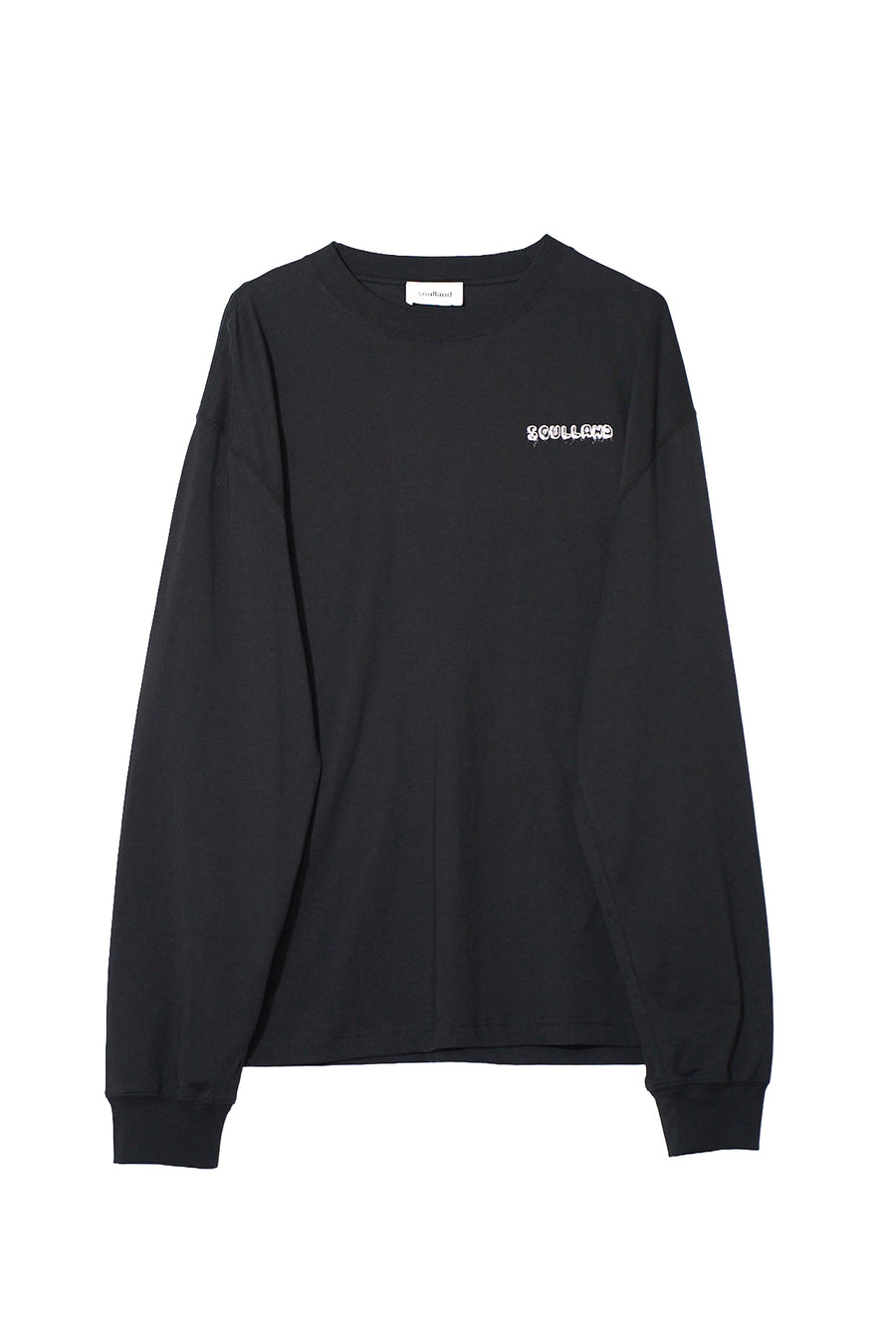 SOULLAND GRAFFITI L/S T-shirt T-shirt Black