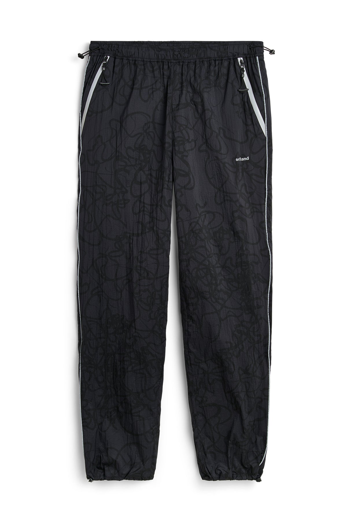 SOULLAND HIRO techpant Pants Black AOP