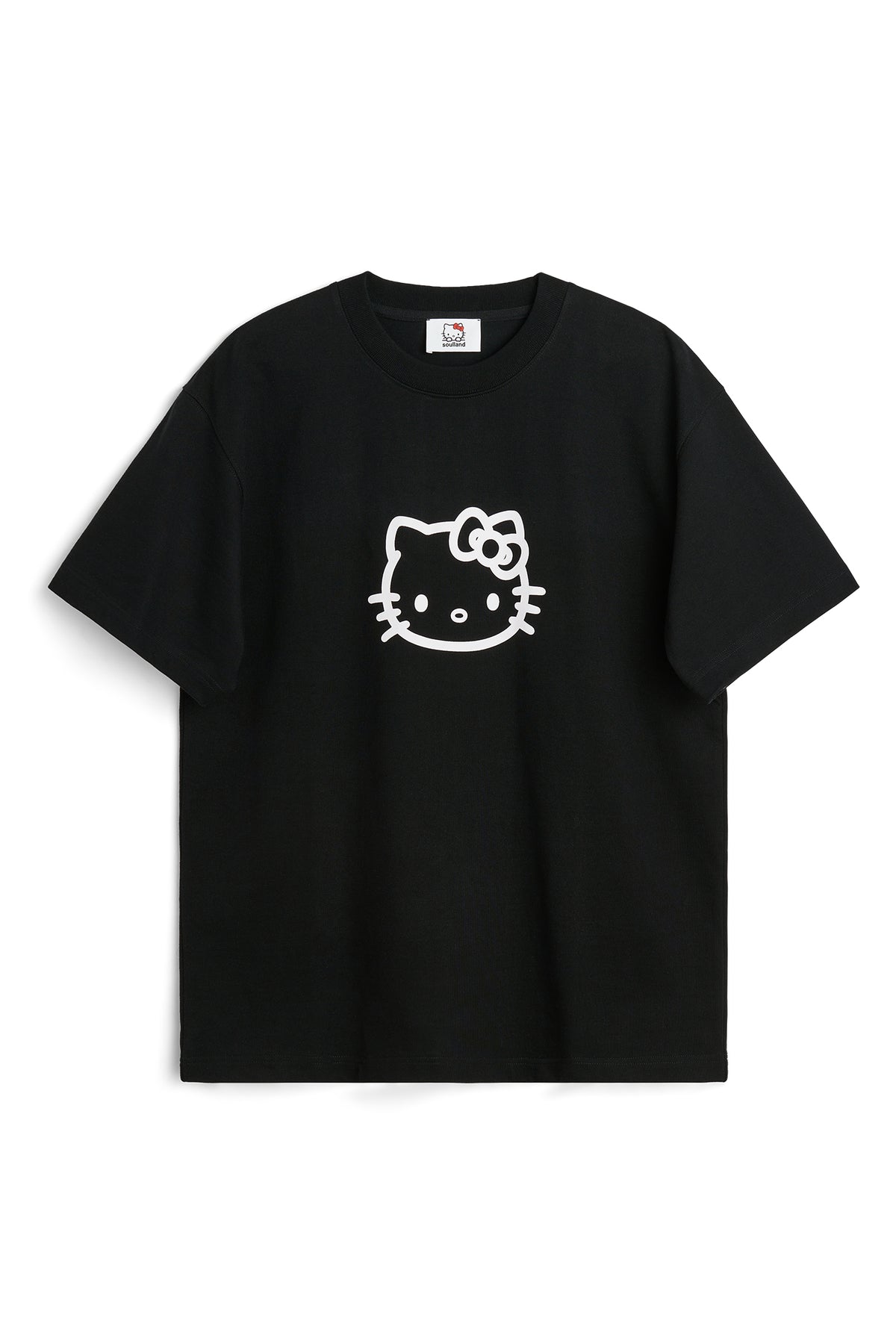SOULLAND HK KITTY KAI T-shirt T-shirt Black