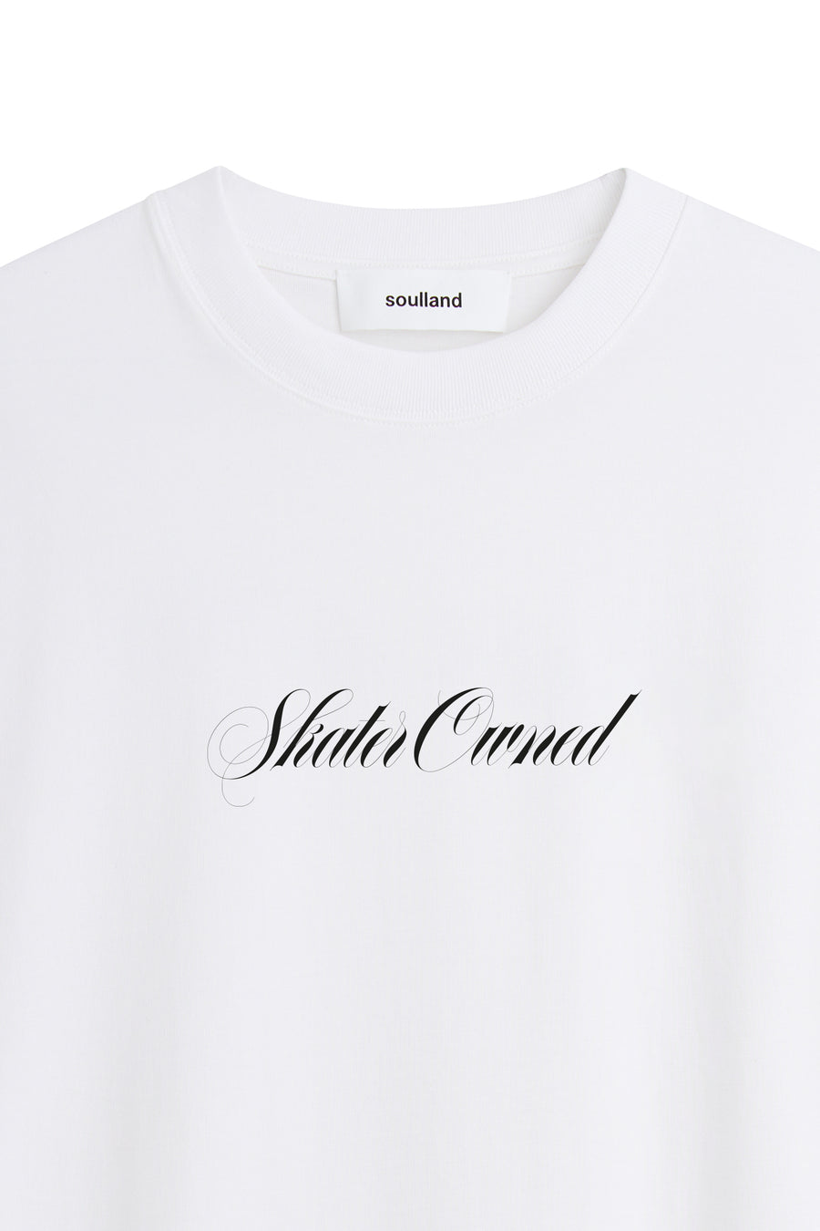SOULLAND KAI SKATER T-shirt T-shirt White
