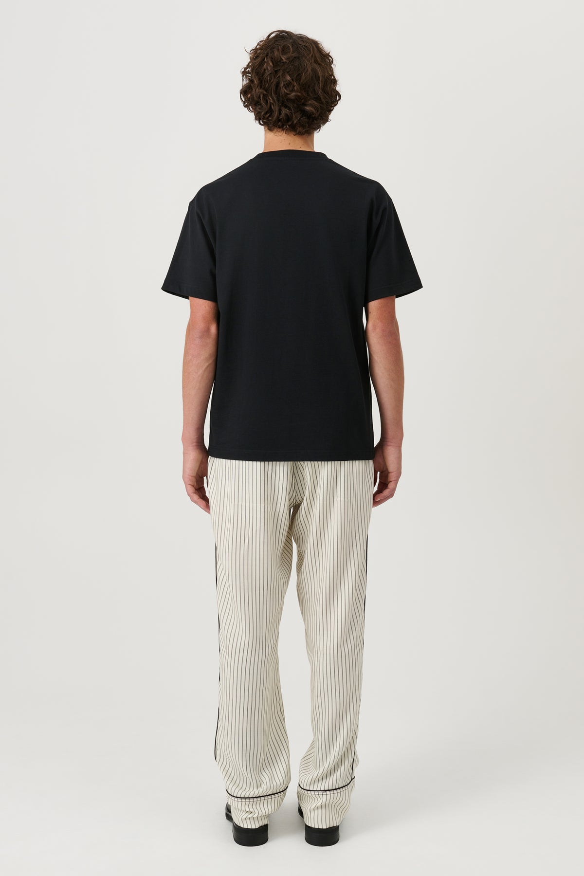 SOULLAND BEADED T-shirt T-shirt Black