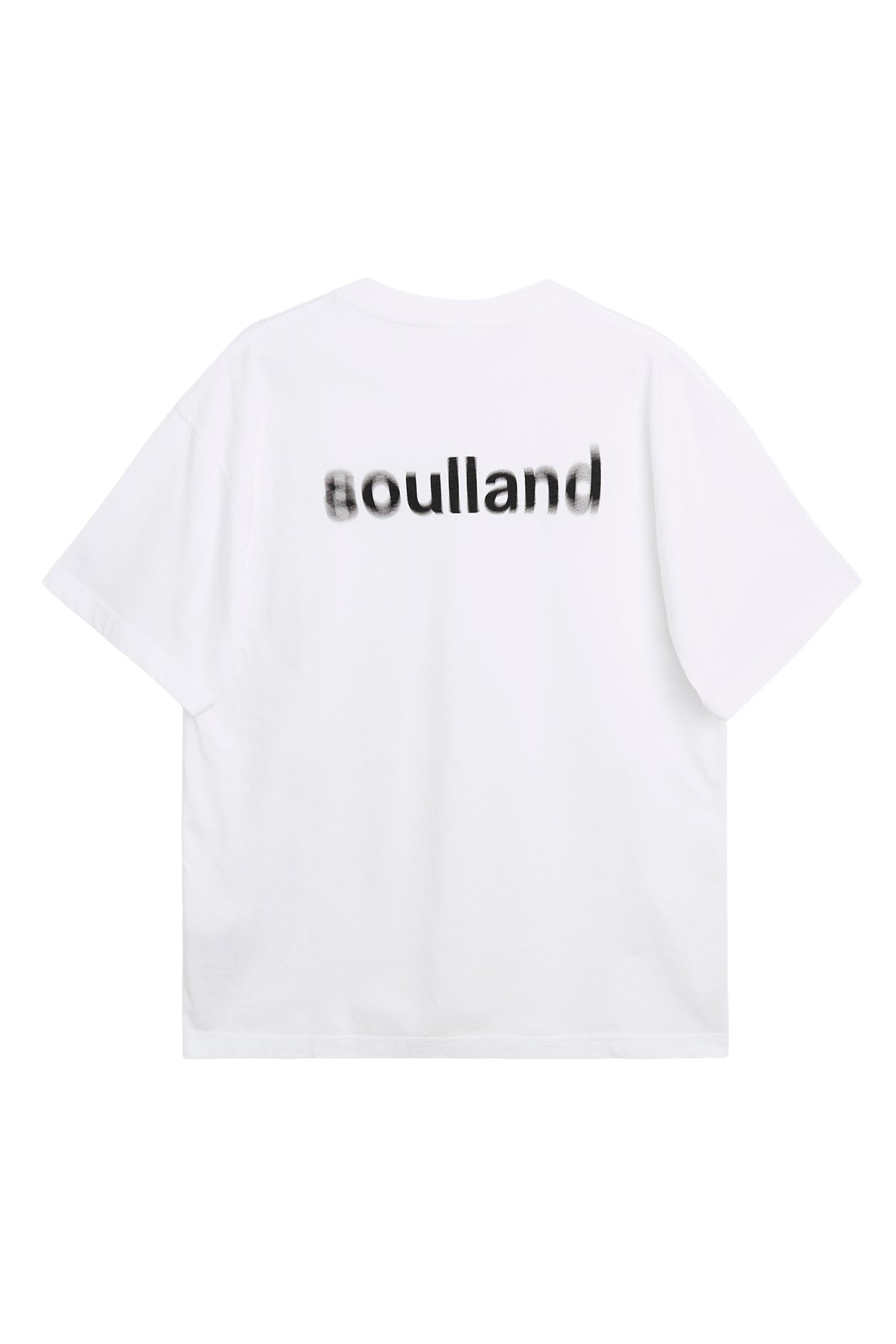 SOULLAND KAI blur back print T-shirt T-shirt White
