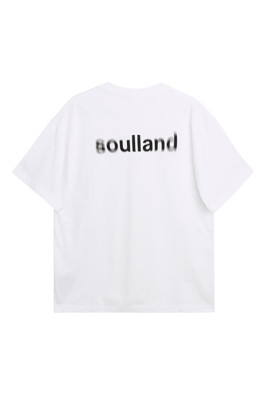 SOULLAND KAI blur back print T-shirt T-shirt White