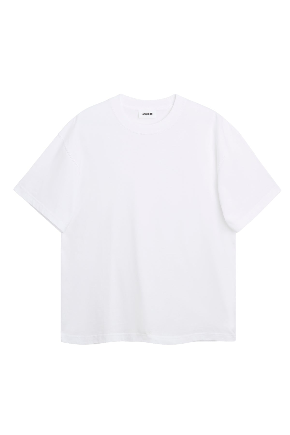 SOULLAND KAI blur back print T-shirt T-shirt White
