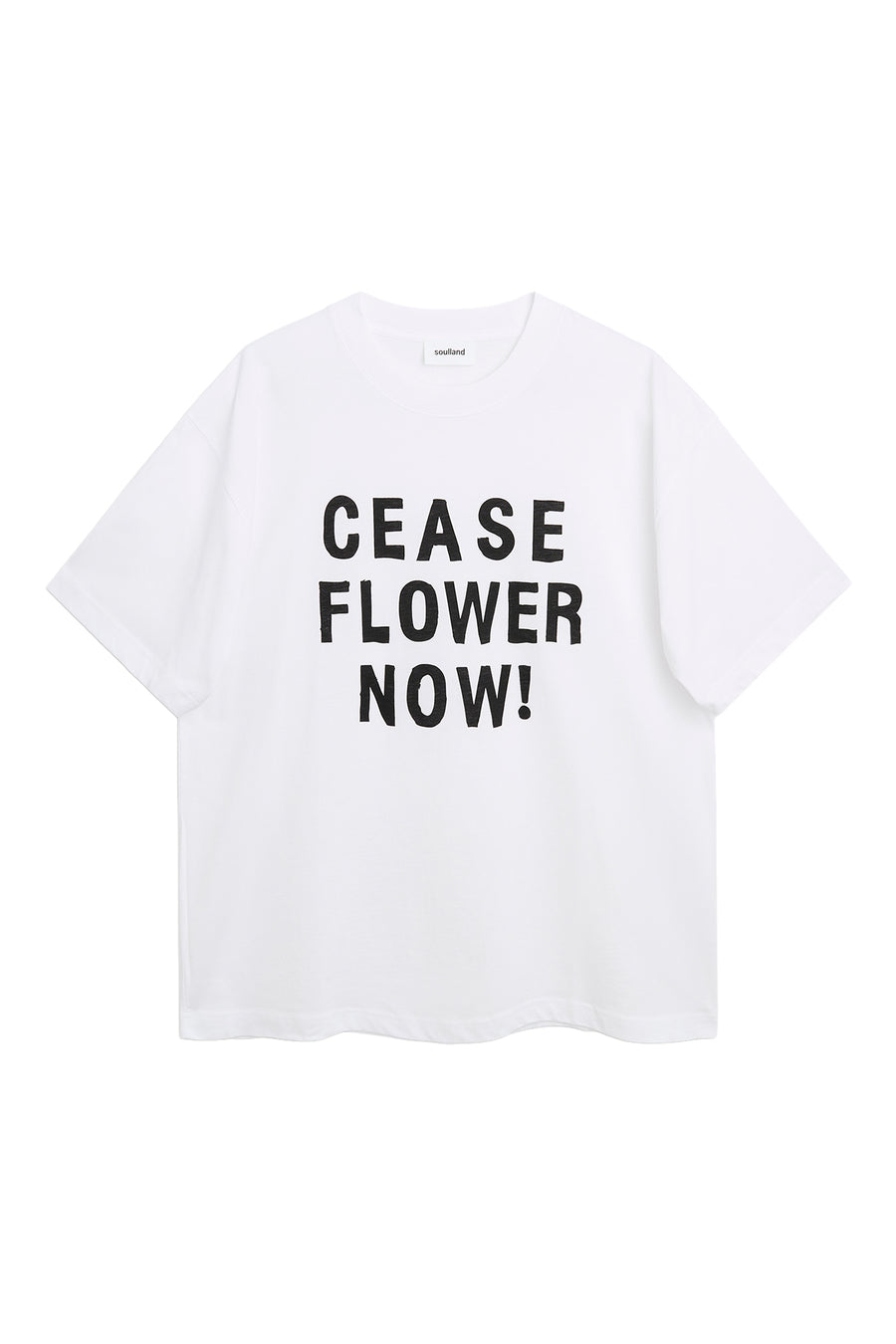 SOULLAND KAI cease flower now T-shirt T-shirt White
