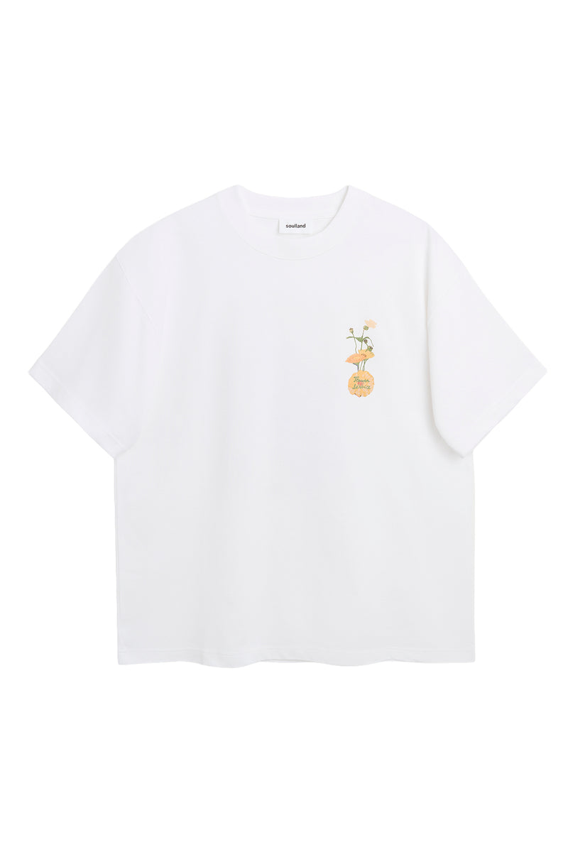 SOULLAND KAI flowerservice T-shirt T-shirt White