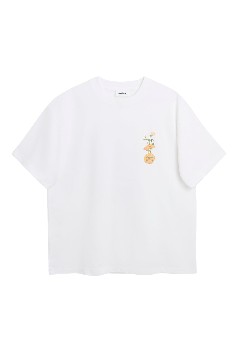 SOULLAND KAI flowerservice T-shirt T-shirt White