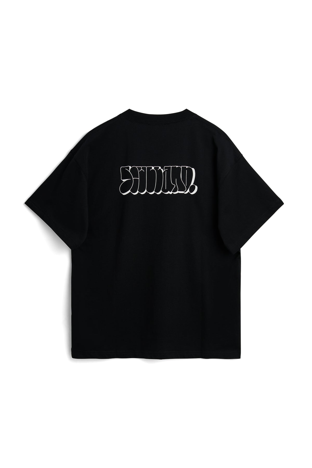 SOULLAND KAI grafitti front & back T-shirt Black