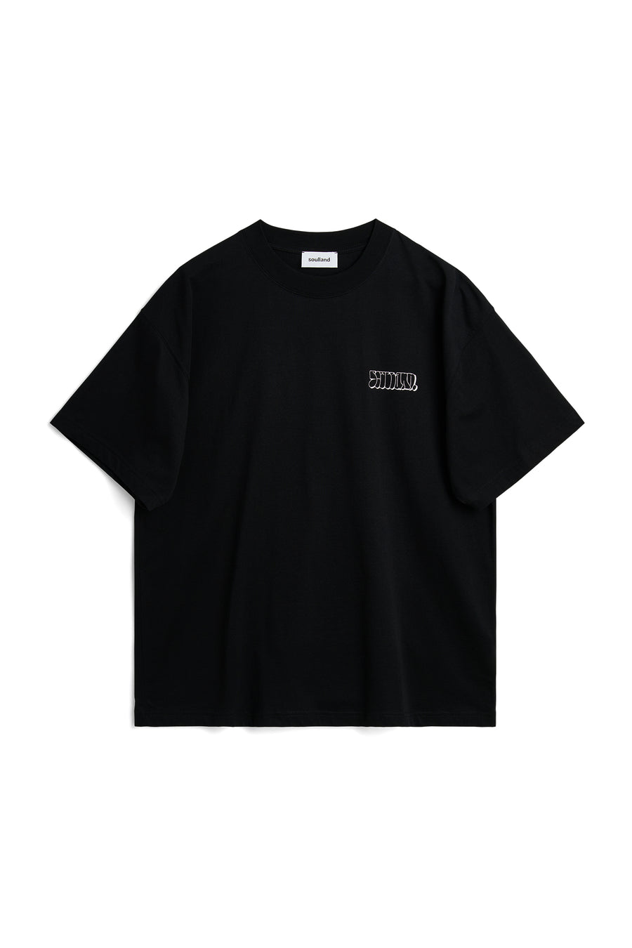 SOULLAND KAI grafitti front & back T-shirt Black