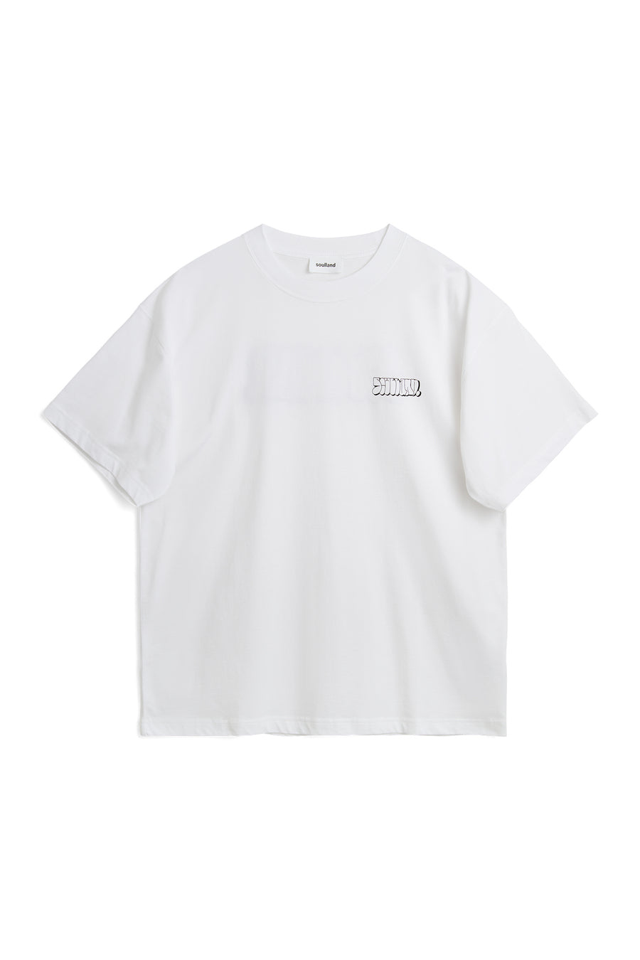 SOULLAND KAI grafitti front & back T-shirt White