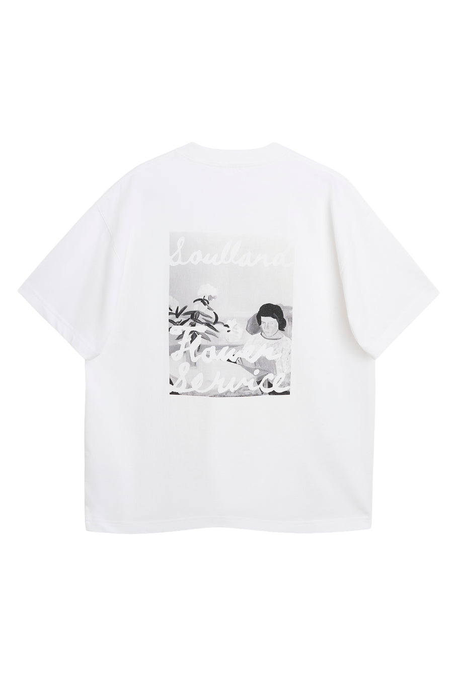SOULLAND KAI monochrome T-shirt T-shirt White