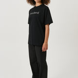 SOULLAND KAI rhinestone T-shirt T-shirt Black