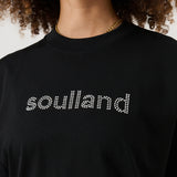 SOULLAND KAI rhinestone T-shirt T-shirt Black