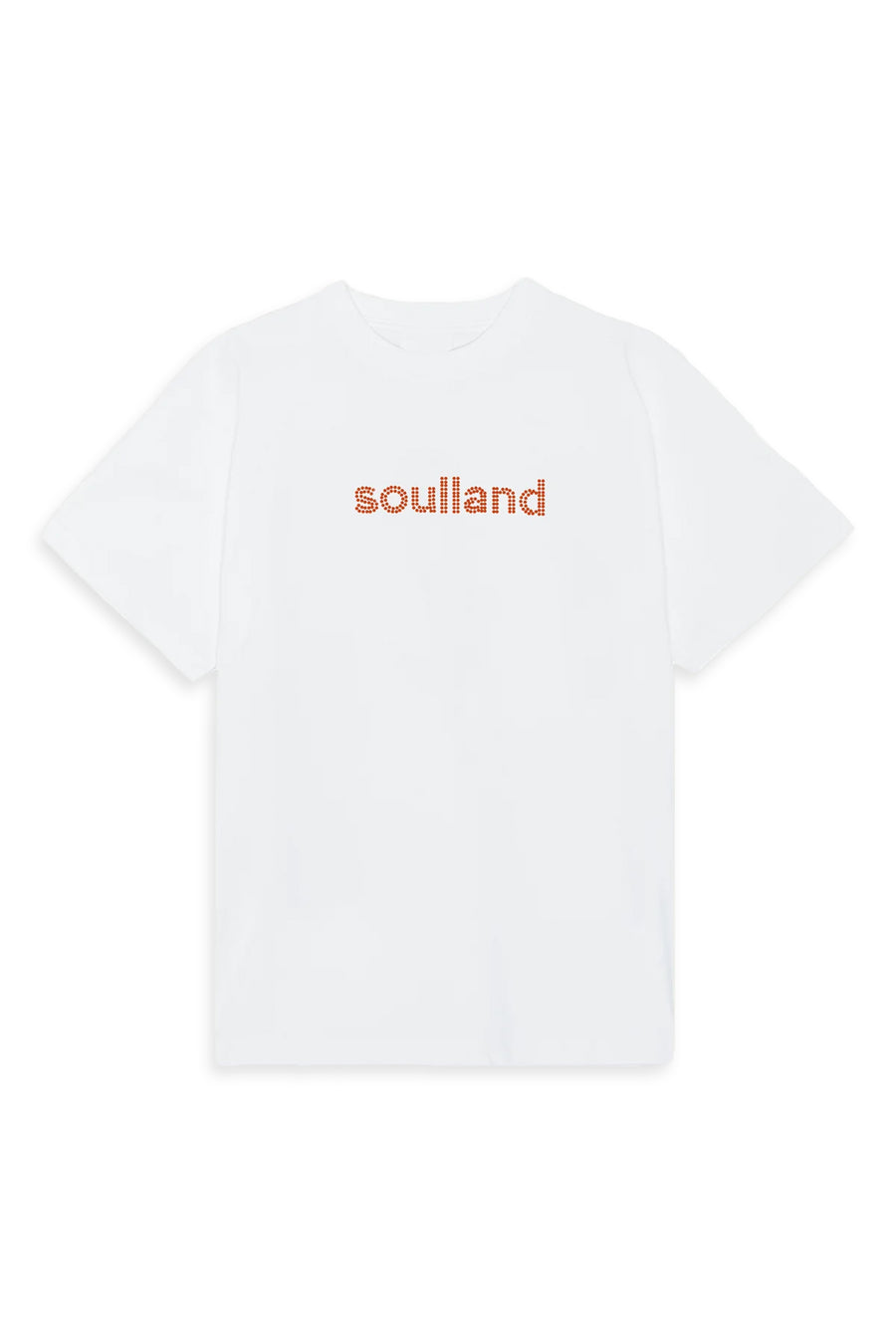 SOULLAND KAI rhinestone T-shirt T-shirt White