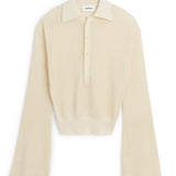 SOULLAND Kiki Polo Jumper Knitwear Off White