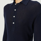 SOULLAND KIKI polo jumper Knitwear Navy