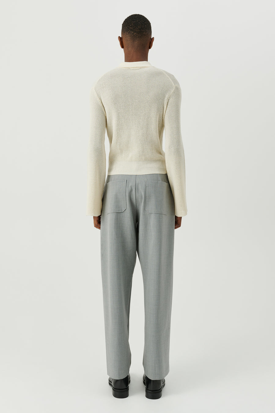 SOULLAND Kiki Polo Jumper Knitwear Off White