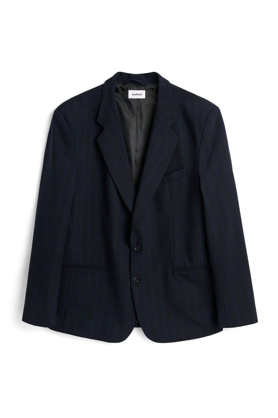 SOULLAND LUCA stripe Suit jacket Blue